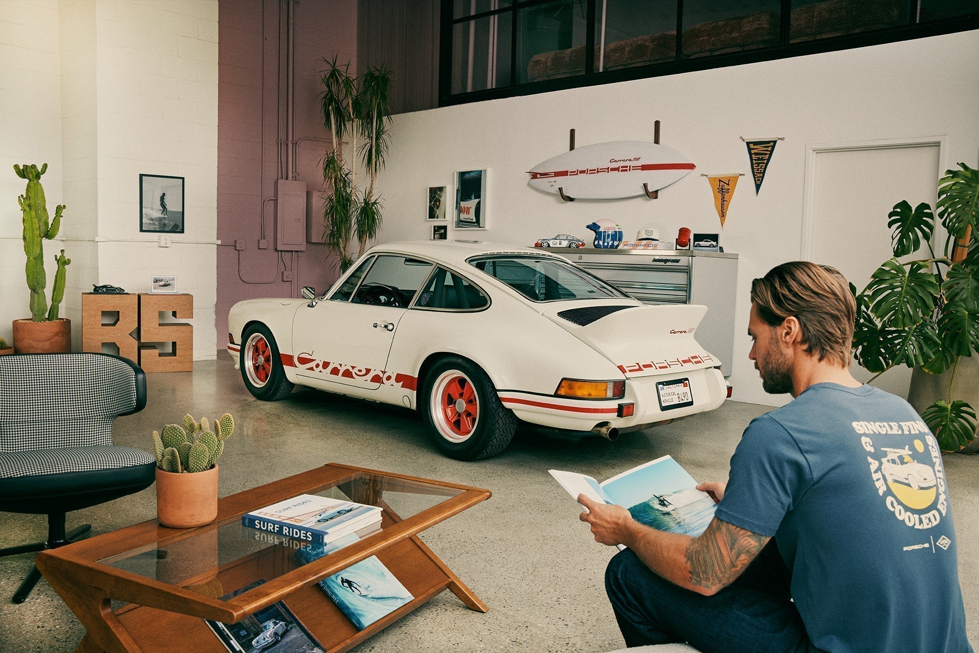 Porsche x Almond Surfboards