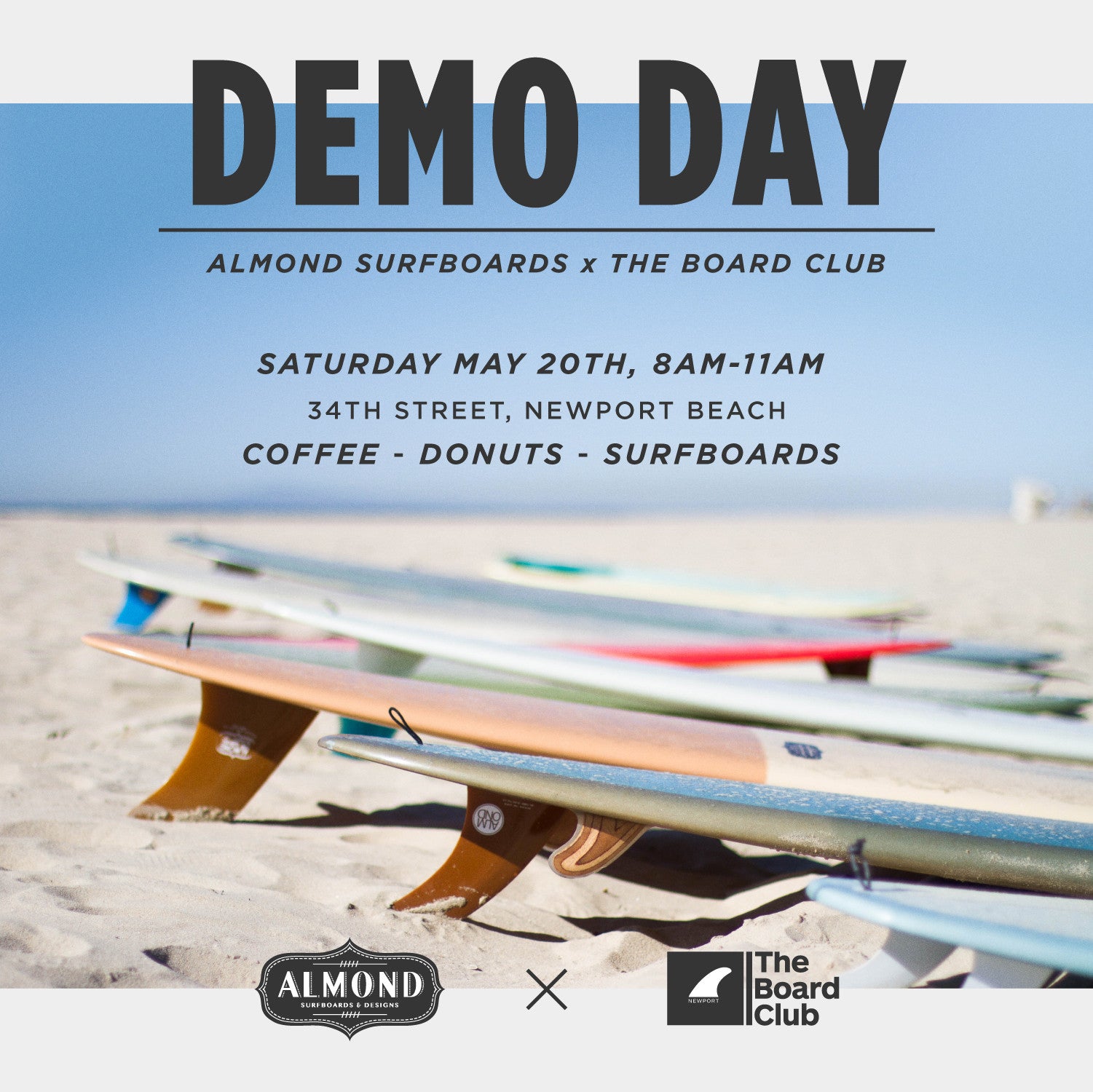 Surfboard Demo on Saturday