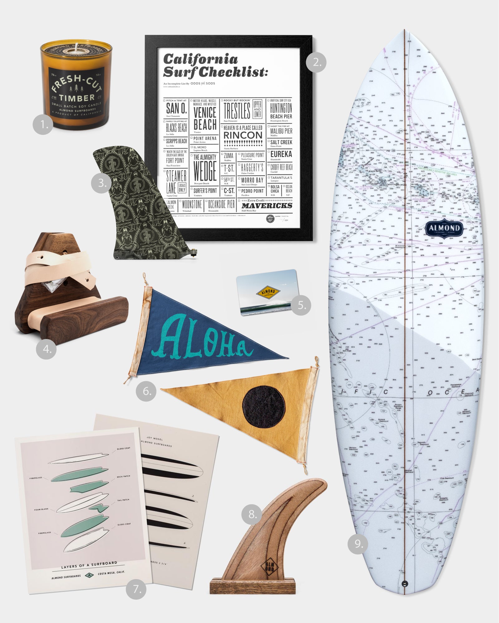 Authentic Surf Decor