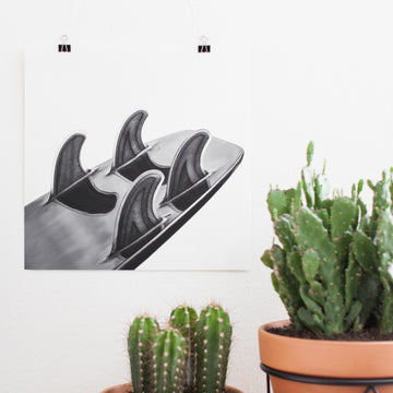 Hand-foiled Poster Print