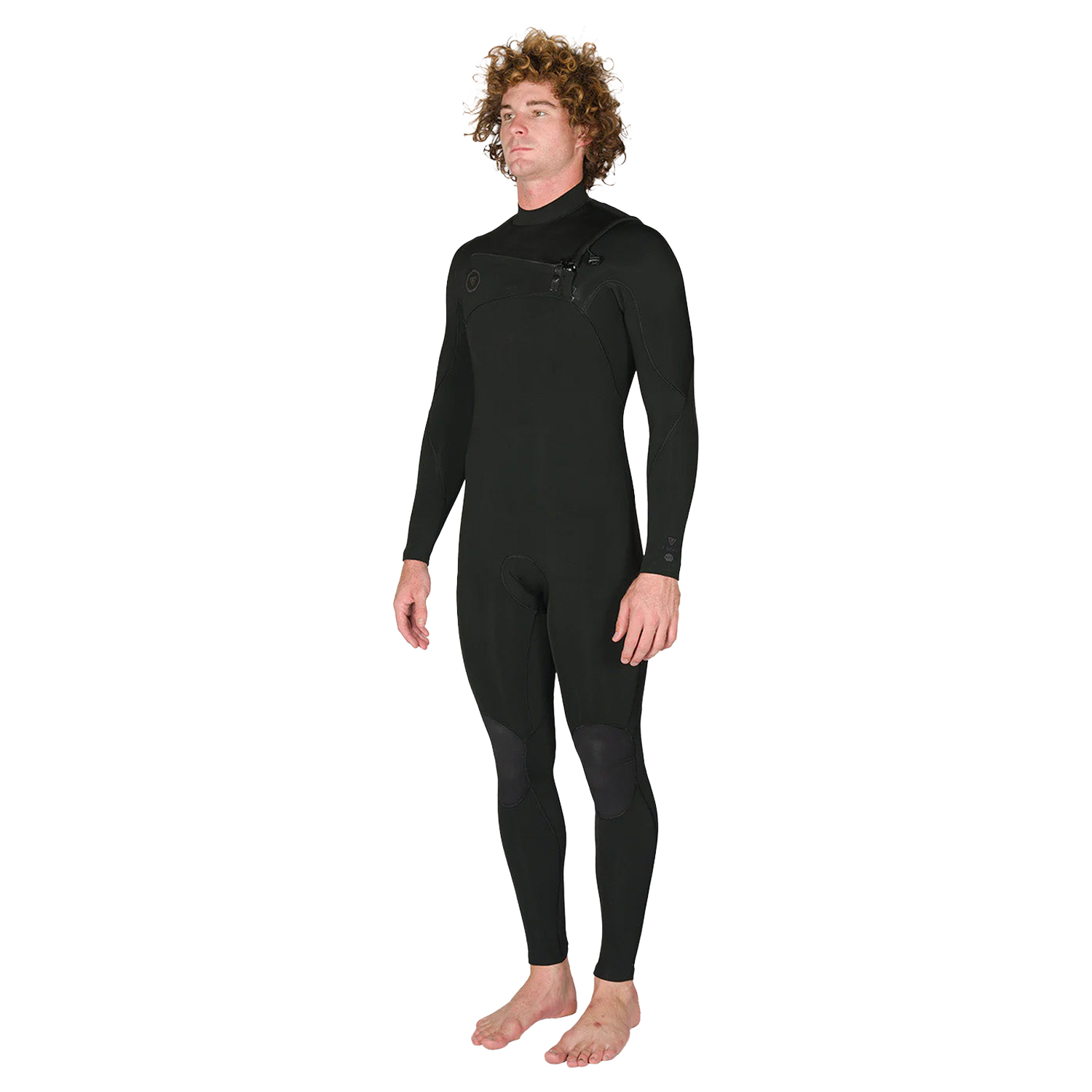 7 Seas 4-3 Full Chest Zip Wetsuit- Tonal Logos
