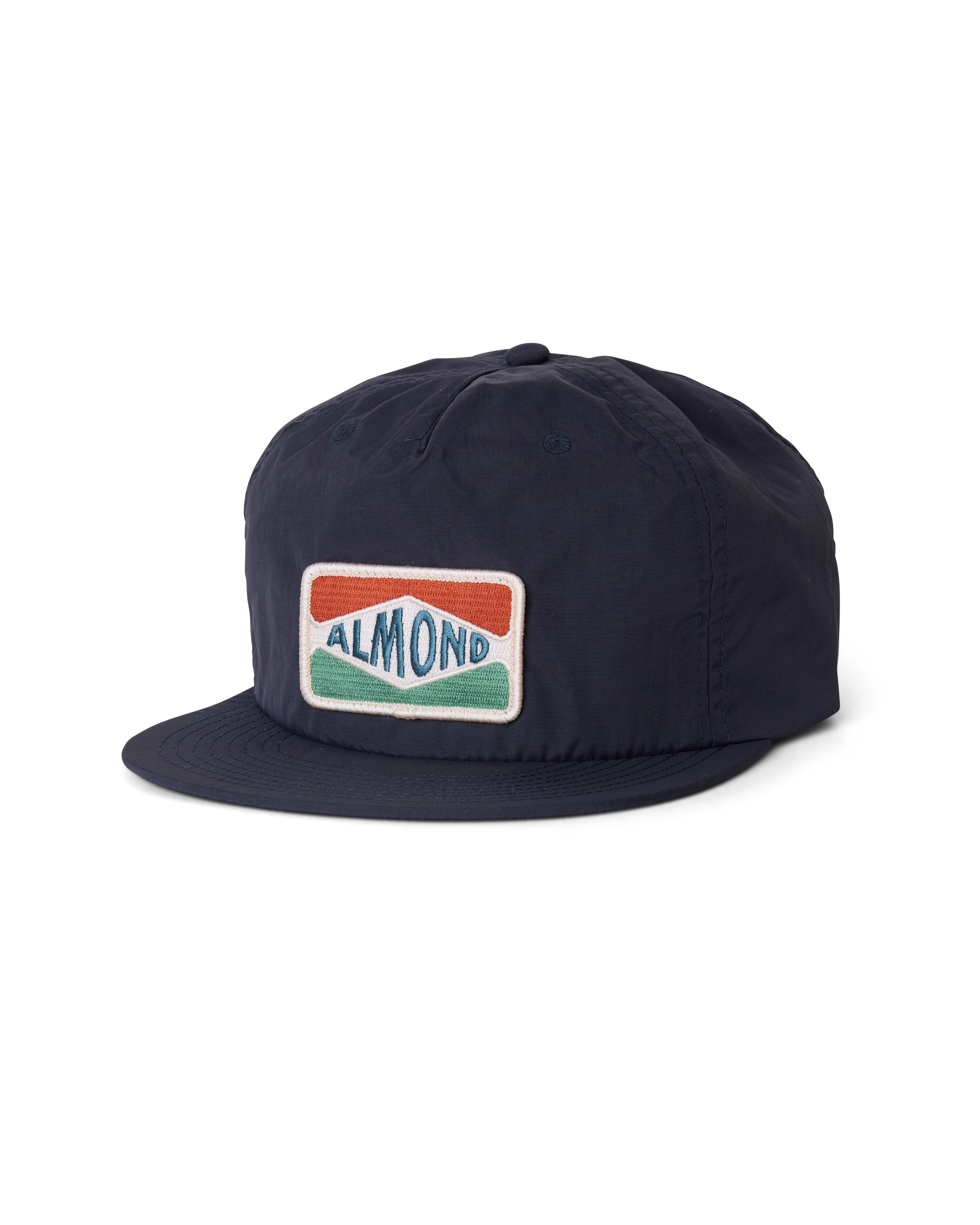 Almond Fin Box Surf Hat | Navy