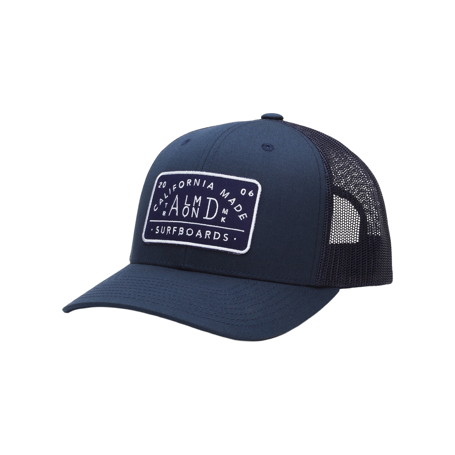 Navy Almond Trucker Hat