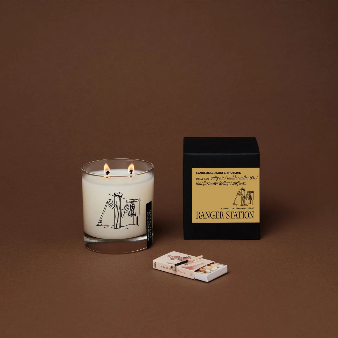 Ranger Station x Almond Surfboards Candle