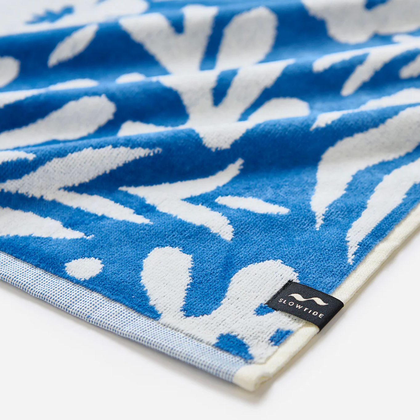 Sunny Premium Woven Towel - Dusty Blue