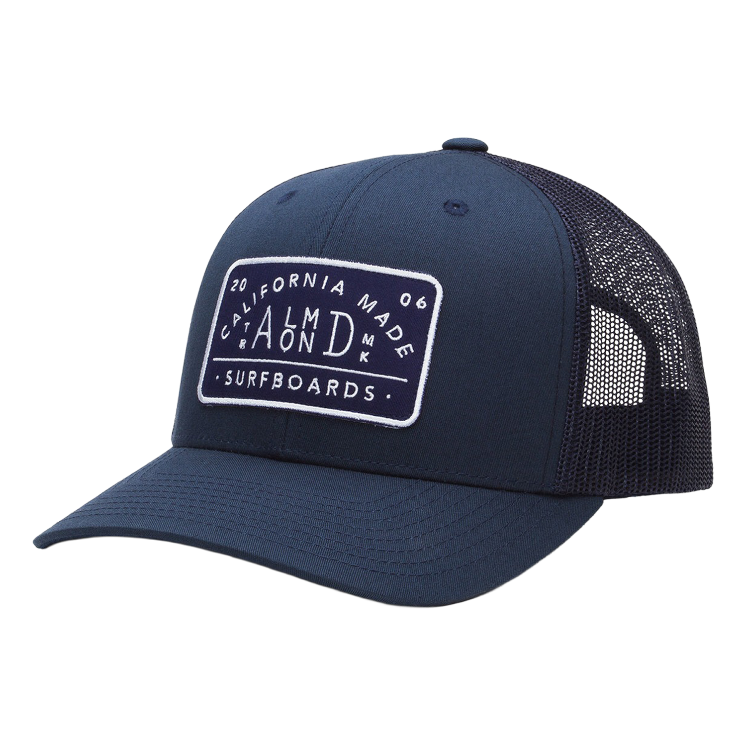 Navy Almond Trucker Hat