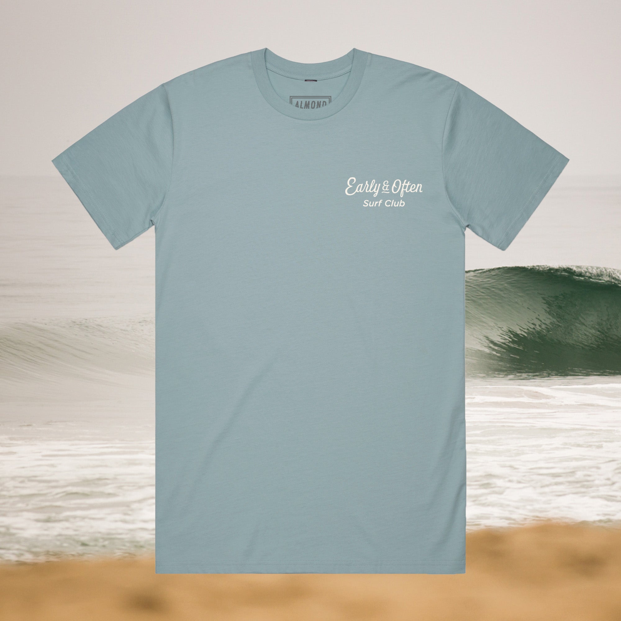 Surf Club President Tee | Slate Blue