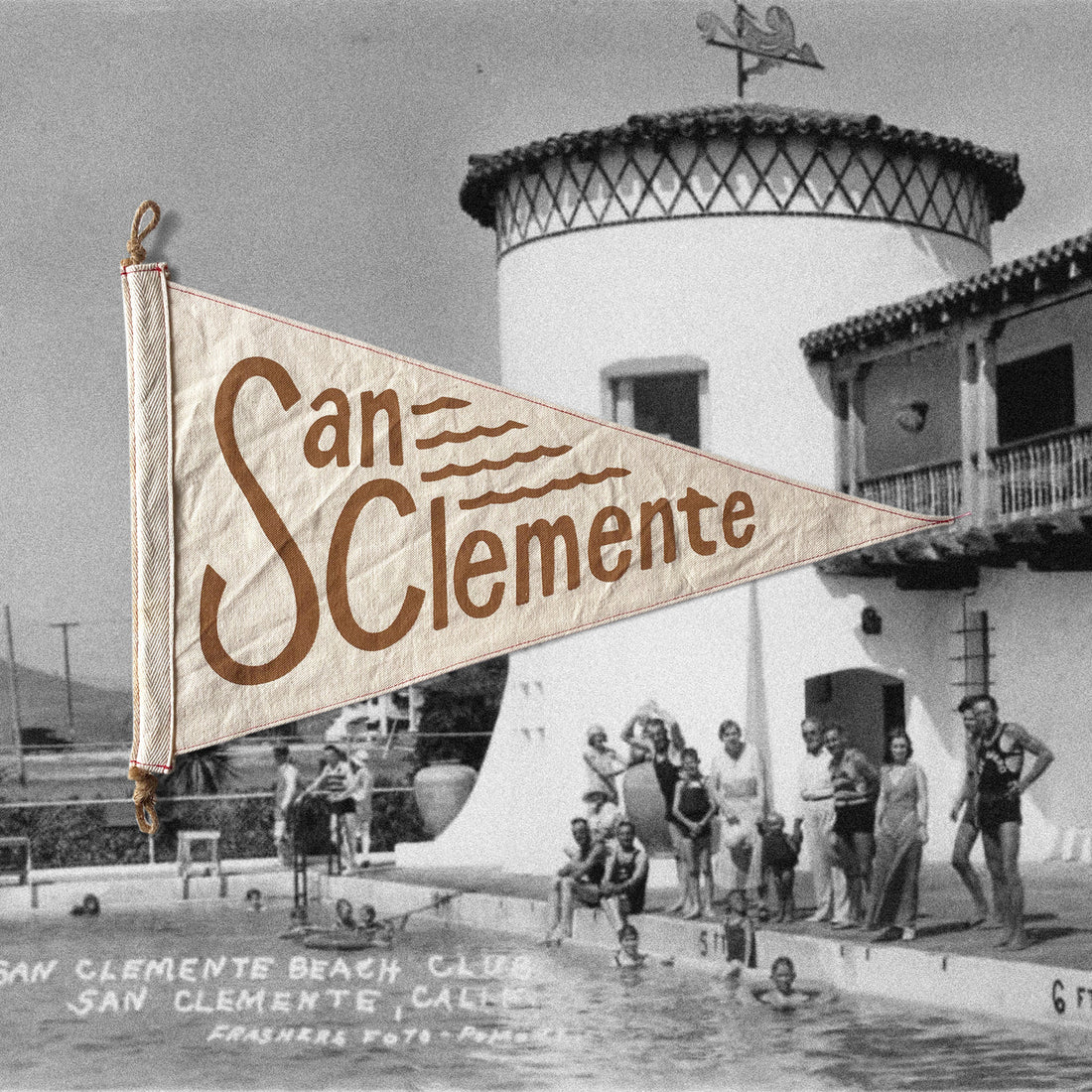 Slightly Choppy <br> San Clemente Flag