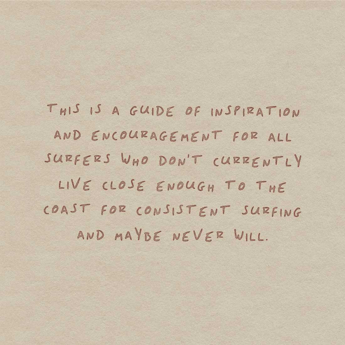 Almond's Guide for Land-Locked Surfers